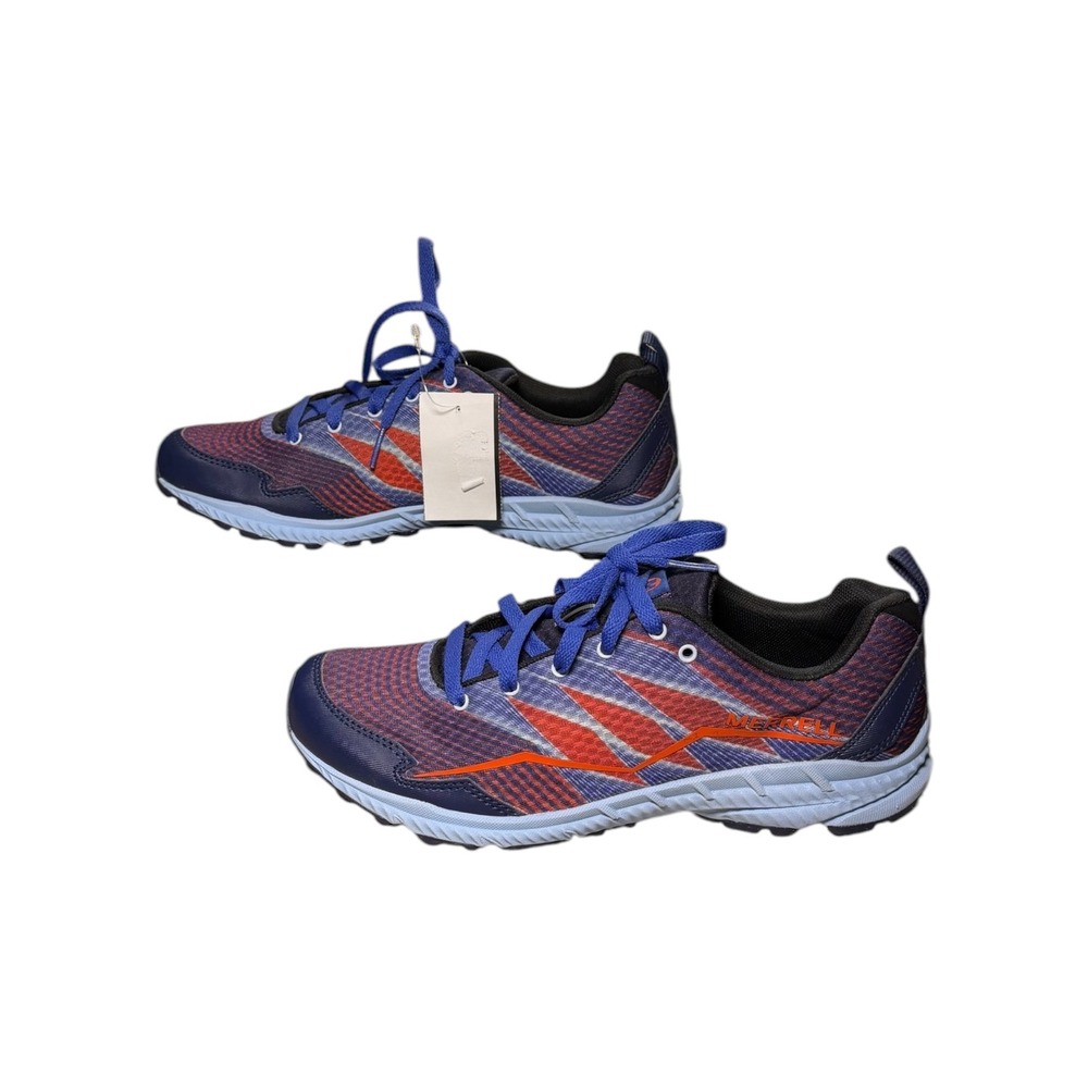 Merrell Trail Crusher‎ Womens 8 Trail Running Shoes Blue Orange J37378 4mm Drop